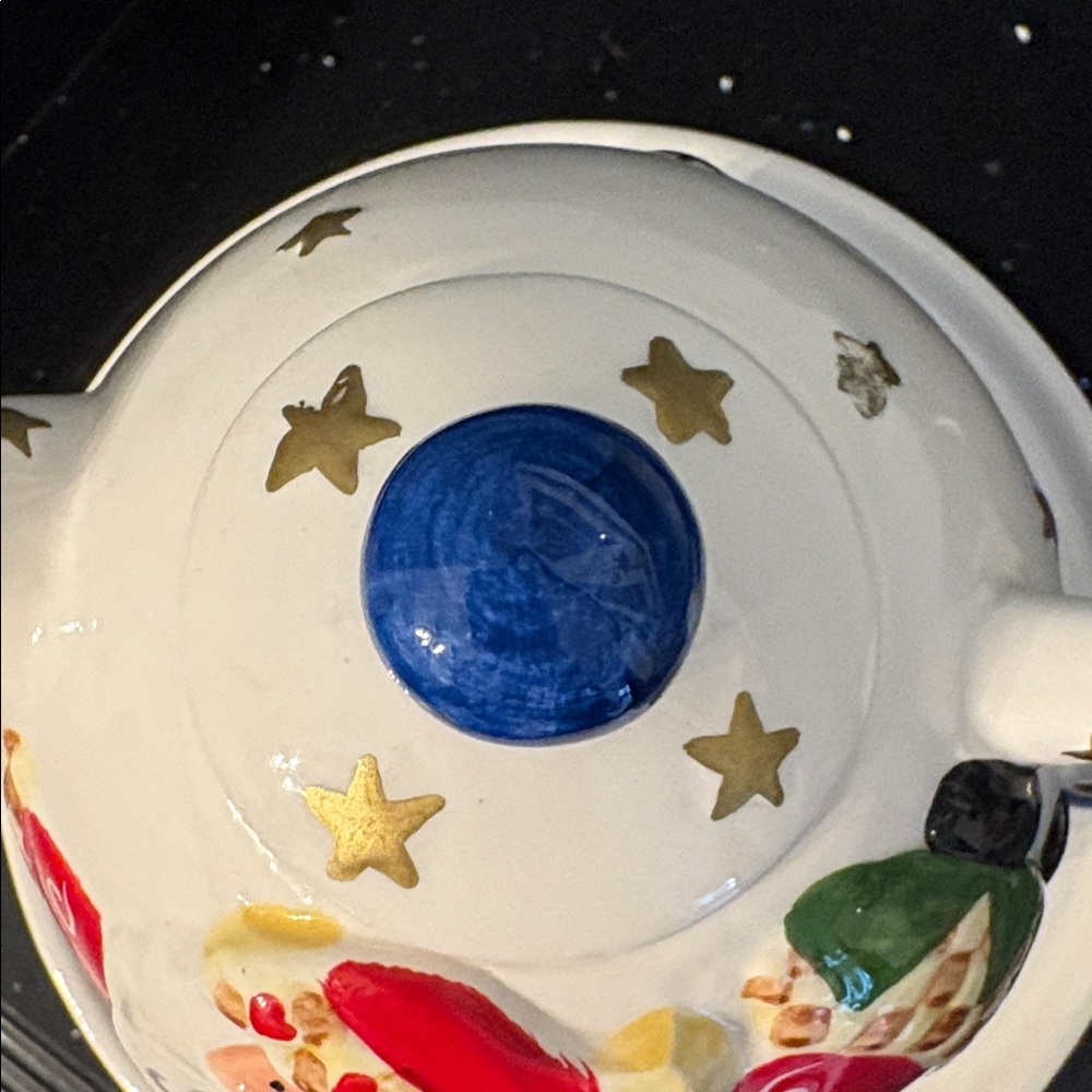 Sweet Teapot Tea for One Christmas Santa Reindeer Farmhouse Cottagecore - Picture 6 of 15